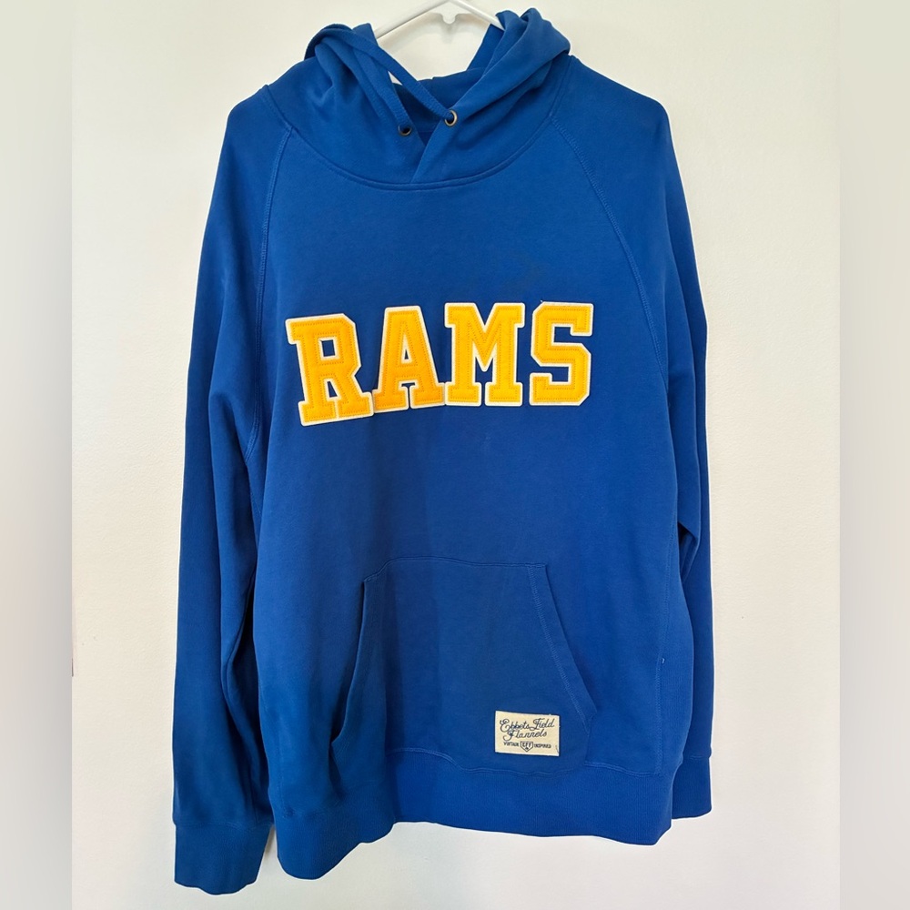 Ebbets Field Flannels Rams Blue Sweatshirt